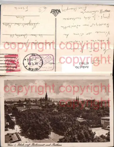 477463,Wien Innere Stadt Blick auf Parlament u. Rathaus