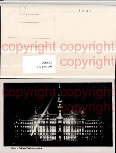 477465,Wien Innere Stadt Rathaus Festbeleuchtung pub B.K.W.I.