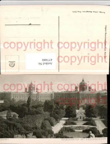 477480,Wien Innere Stadt Volksgarten m. K.k. Hofmuseen