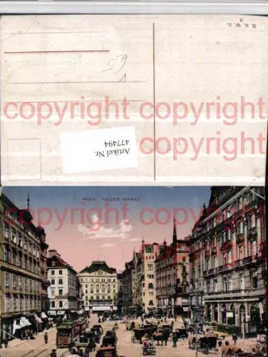 477494,Wien Innere Stadt Neuer Markt Straßenbahn pub B.K.W.I. 9