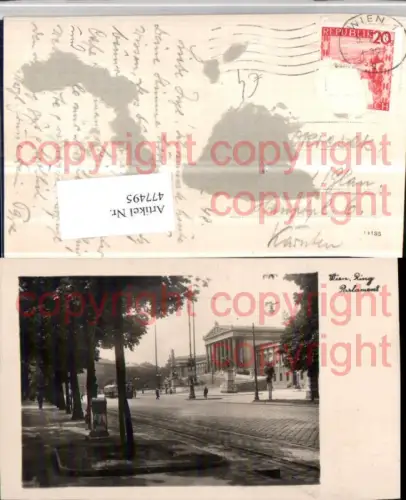 477495,Wien Innere Stadt Ring Parlament Straßenansicht