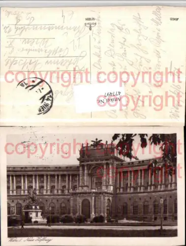 477497,Wien Innere Stadt Neue Hofburg Denkmal