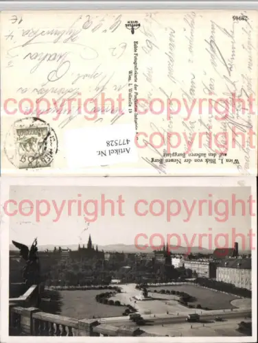 477528,Wien Innere Stadt Blick von d. Neuen Burg auf den äußeren Burgplatz