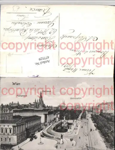 477529,Wien Innere Stadt Parlament Rathaus u. Universität