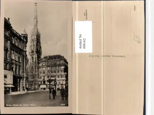 498162,Wien Innere Stadt Stock im Eisen-Platz m. Stephansdom