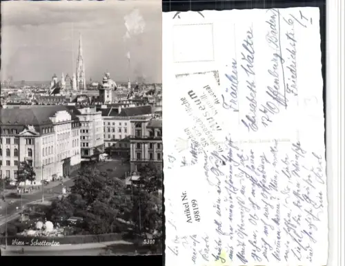 498199,Wien Innere Stadt Teilansicht Schottentor m. Stephansdom