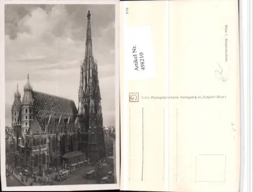 498210,Wien Innere Stadt Stephansdom Kirche