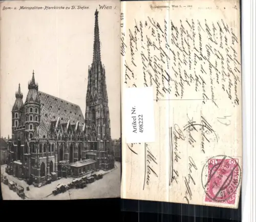 498222,Wien Innere Stadt Kirche zu St. Stefan Stephansdom