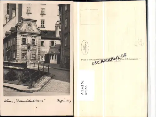 498227,Wien Innere Stadt Dreimäderlhaus pub Foto Reiffenstein