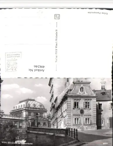 498246,Wien Innere Stadt Universität m. Mölkerbastei