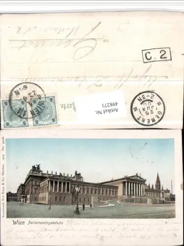 498271,Wien Innere Stadt Parlamentsgebäude pub Karl Braun e Co