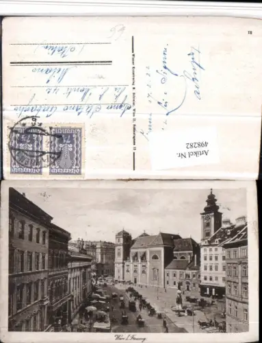 498282,Wien Innere Stadt Freiung Freyung Straßenansicht Kirche