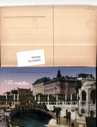 498286,Wien Innere Stadt Wienausmündung im Stadtpark pub B.K.W.I. 31