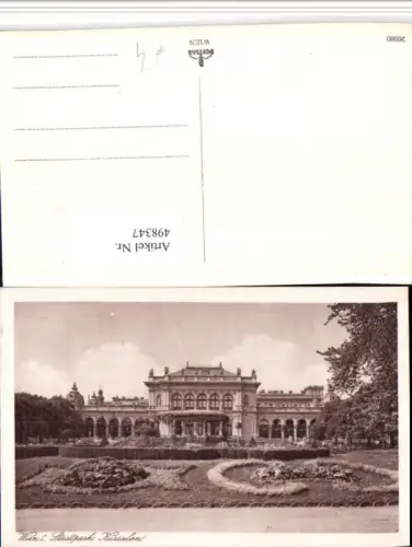 498347,Wien Innere Stadt Stadtpark Kursalon