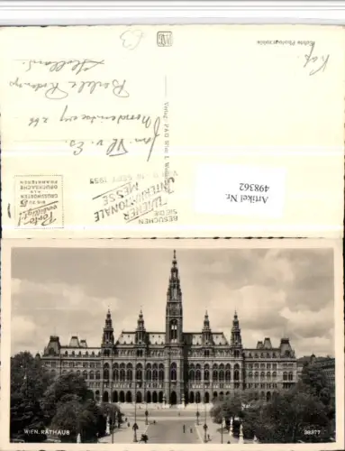 498362,Wien Innere Stadt Rathaus Gebäude