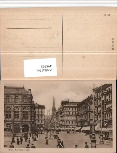 498398,Wien Innere Stadt Kärntnerstraße Straßenansicht