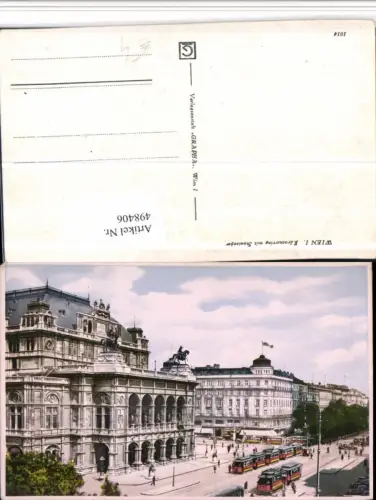 498406,Wien Innere Stadt Kärntnerring m. Staatsoper