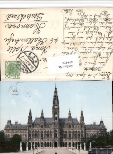 498424,Wien Innere Stadt Rathaus Gebäude