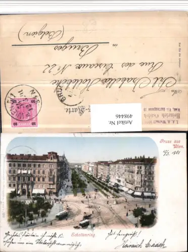 498446,Wien Innere Stadt Schottenring Straßenansicht