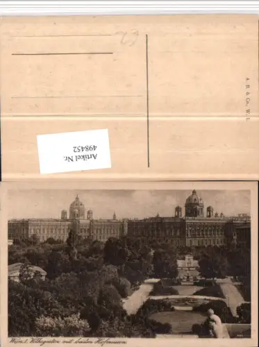 498452,Wien Innere Stadt Volksgarten m. Beiden Hofmuseen