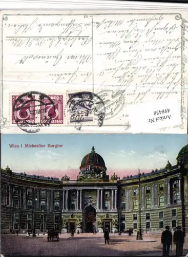 498458,Wien Innere Stadt Michaeller Michaeler Burgtor Tor