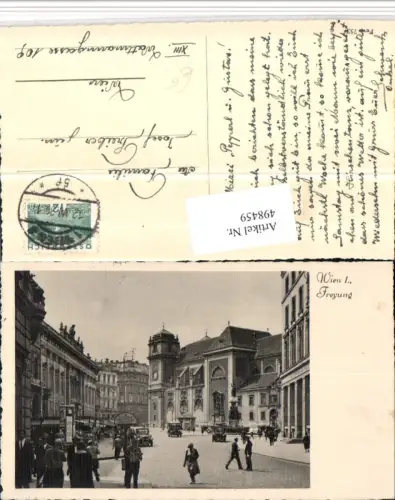 498459,Wien Innere Stadt Freyung Straßenansicht Kirche