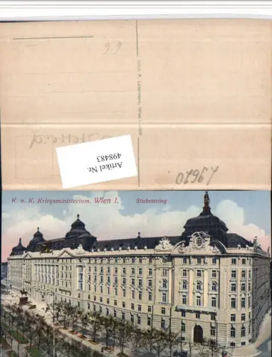 498483,Wien Innere Stadt Kriegsministerium Stubenring