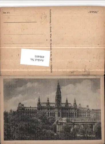 498493,Wien Innere Stadt Rathaus Gebäude