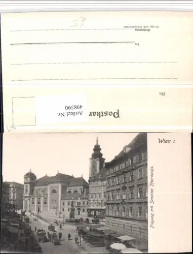 498590,Wien Innere Stadt Freyung m. Schotten Pfarrkirche Kirche