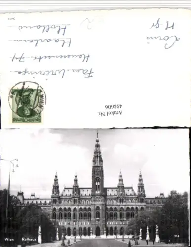 498606,Wien Innere Stadt Rathaus Gebäude