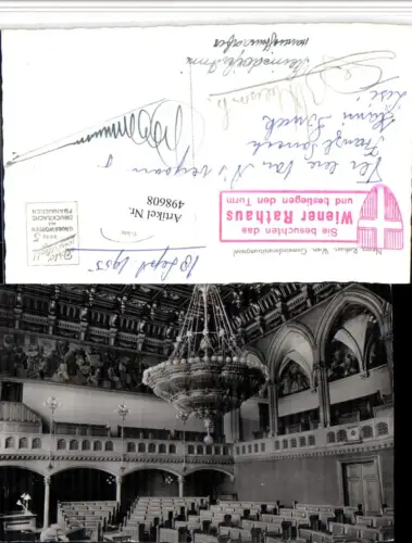 498608,Wien Innere Stadt Rathaus Gemeinderatssitzungsaal
