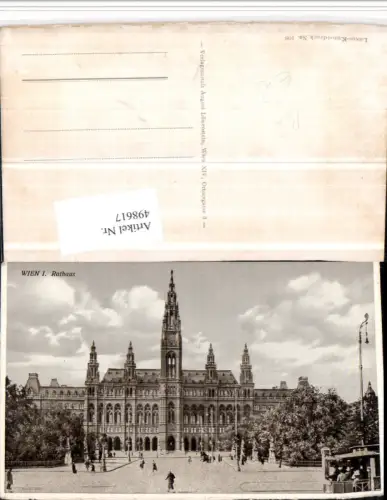 498617,Wien Innere Stadt Rathaus Gebäude