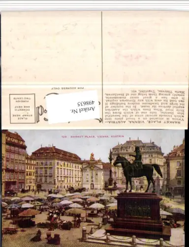 498635,Wien Innere Stadt Market Place Markt Denkmal Statue