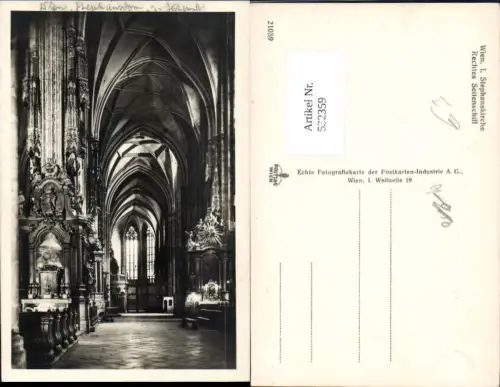 532359,Wien Innere Stadt Stephansdom Innen
