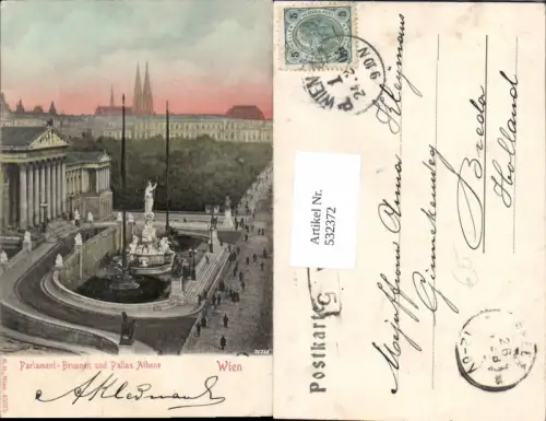 532372,Wien Innere Stadt Parlament Pallas Athene