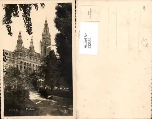 532382,Wien Innere Stadt Rathaus Partie