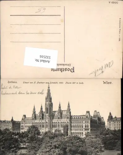 532516,Wien Innere Stadt Rathaus pub Ledermann 5049 A
