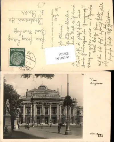 532534,Wien Innere Stadt Burg Burgtheater pub Hubmann Ruwa 553