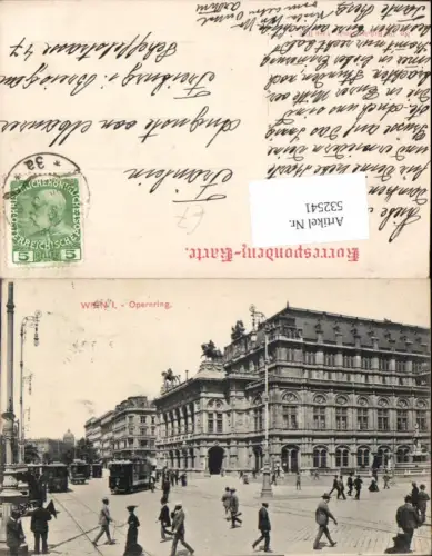 532541,Wien Innere Stadt Straßenbahn Oper Opernring