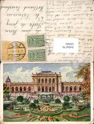 532562,Künstler AK Wien Innere Stadt Kursalon Stadtpark