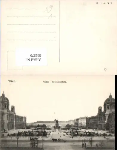 532570,Wien Innere Stadt Maria Theresienplatz pub B.K.W.I 48