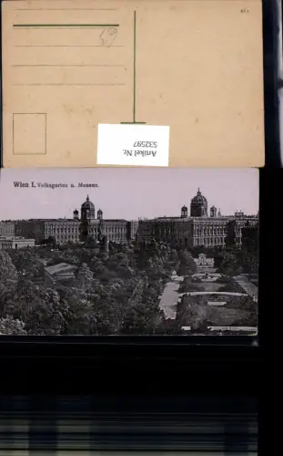 532597,Wien Innere Stadt Volksgarten Museen