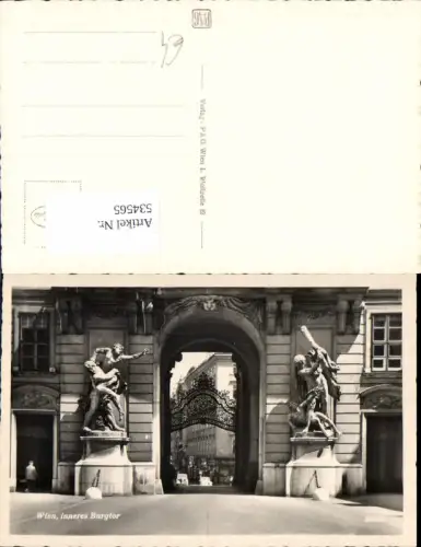 534565,Wien Innere Stadt Inneres Burgtor Burg