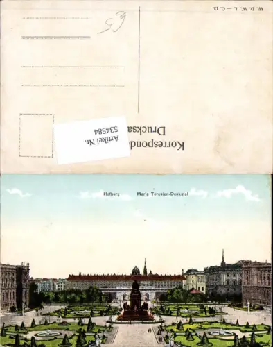 534584,Wien Innere Stadt Hofburg Maria Theresia Denkmal