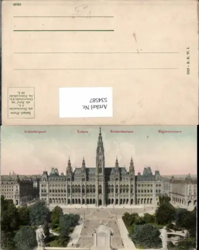 534587,Wien Innere Stadt Rathaus Lichtenfelsgasse