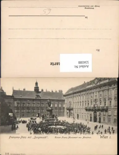 534588,Wien Innere Stadt Franzens-Platz Burgmusik Burg pub Ledermann 114