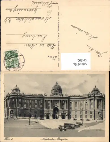 534592,Wien Innere Stadt Michaeler Burgtor pub Ledermann 50044