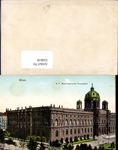 534618,Wien Innere Stadt K.K. Naturhistorisches Hofmuseum Museum