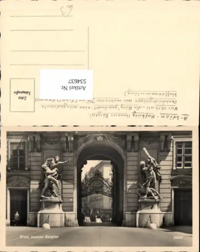 534637,Wien Innere Stadt Inneres Burgtor Burg