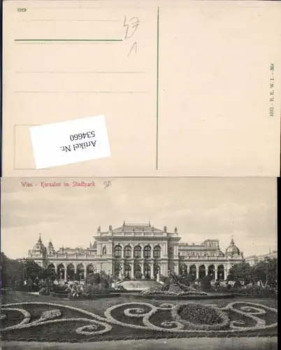 534660,Wien Innere Stadt Kursalon im Stadtpark pub B.K.W.I 364